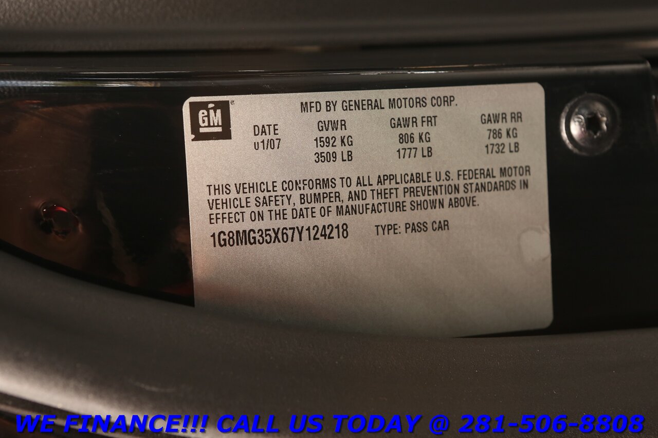 2007 Saturn Sky 2007 Red Line CONVERTIBLE MANUAL 5-SPEED 45K MLS   - Photo 23 - Houston, TX 77031