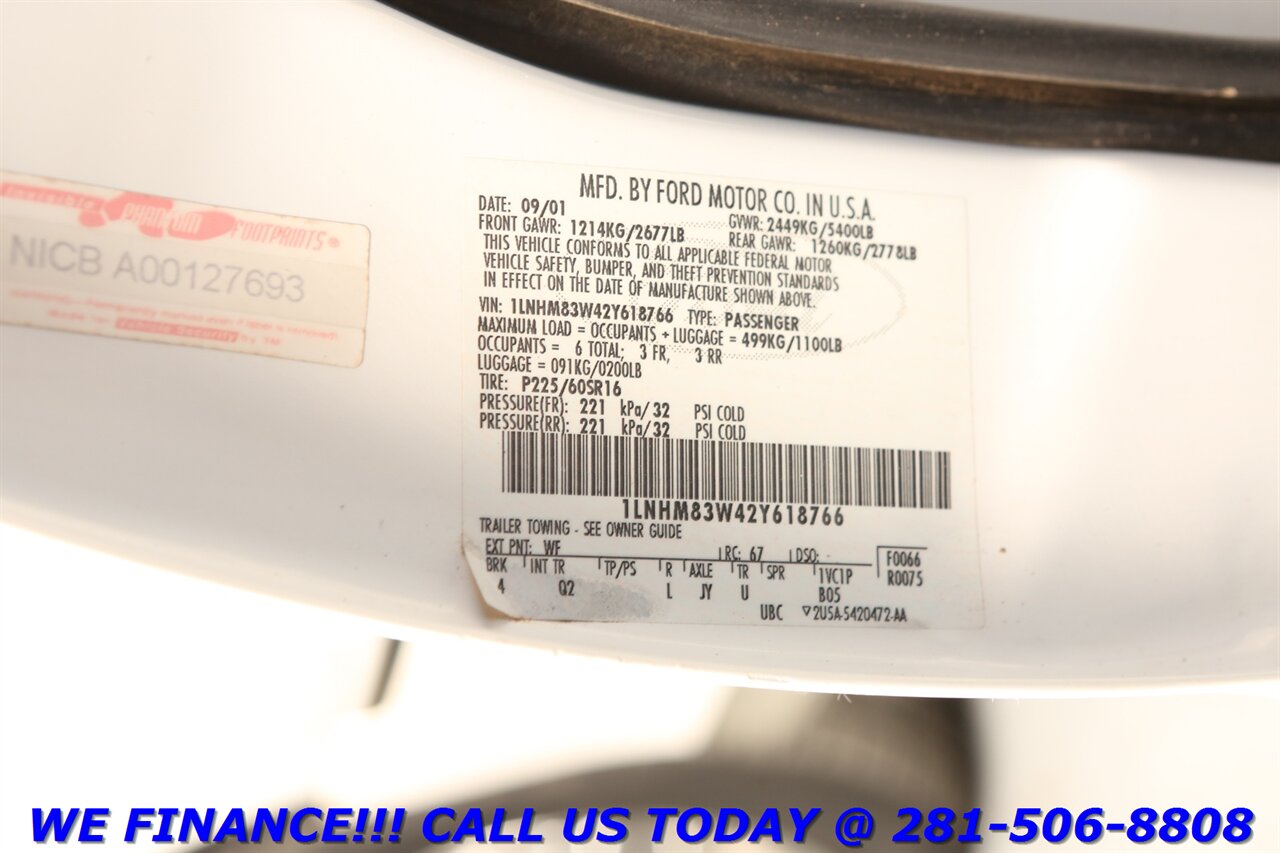 2002 Lincoln Town Car 2002 Cartier LEATHER HEATSEAT WOOD CRUISE 55K MLS - Photo 27 - Houston, TX 77031