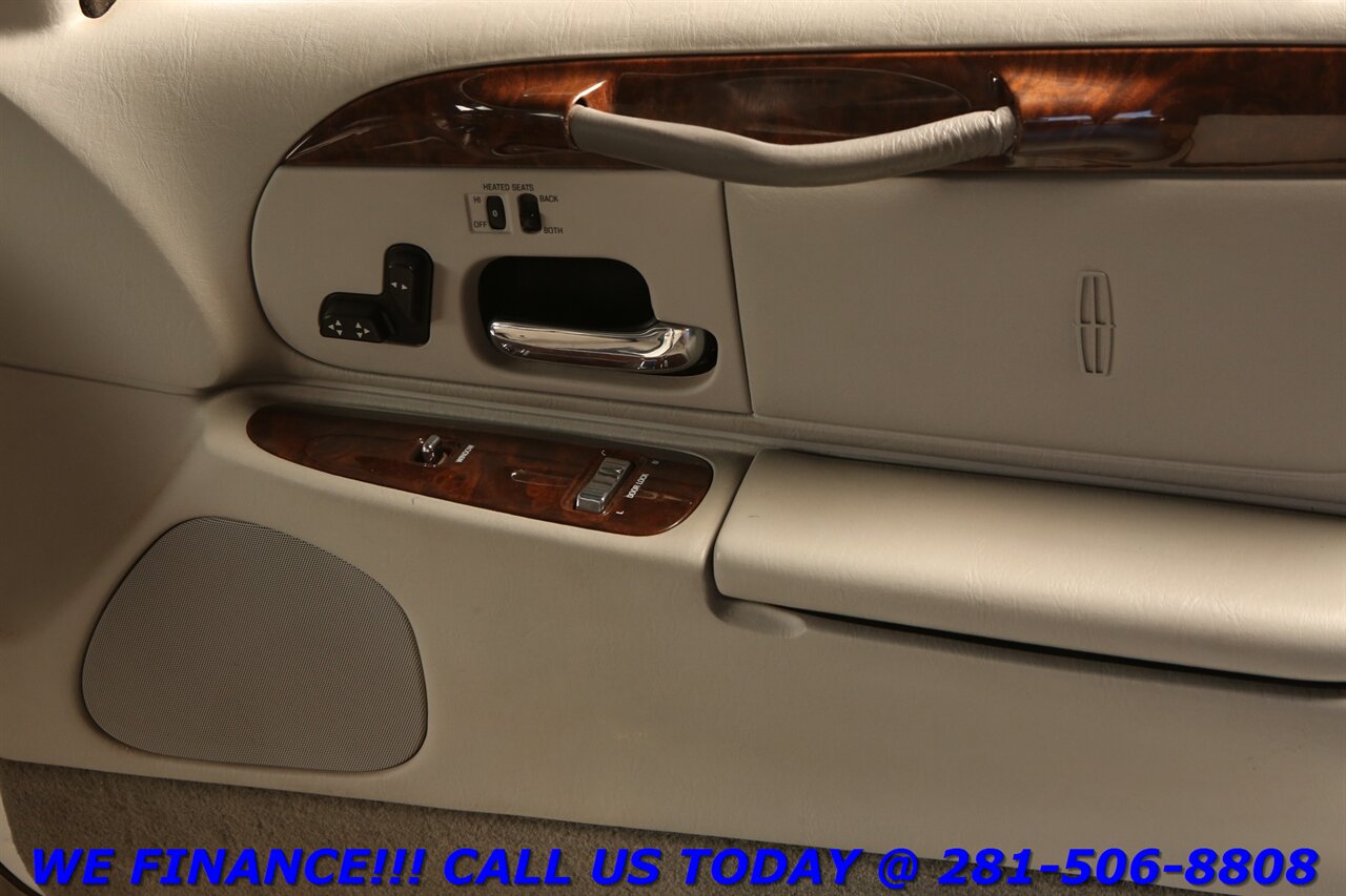 2002 Lincoln Town Car 2002 Cartier LEATHER HEATSEAT WOOD CRUISE 55K MLS - Photo 19 - Houston, TX 77031