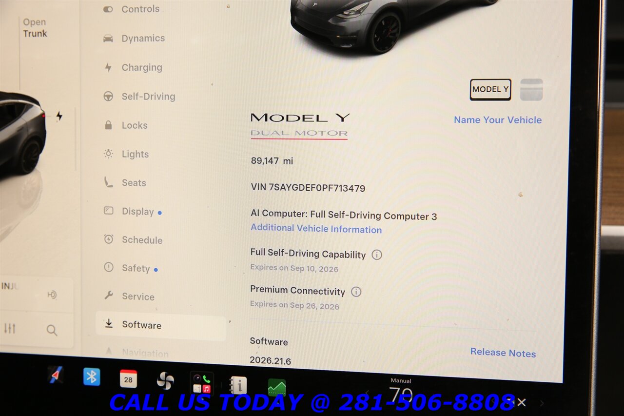 2023 Tesla Model Y 2023 Performance AWD FSD3 NAV PANO WOOD Ai AUTOPLT - Photo 15 - Houston, TX 77031