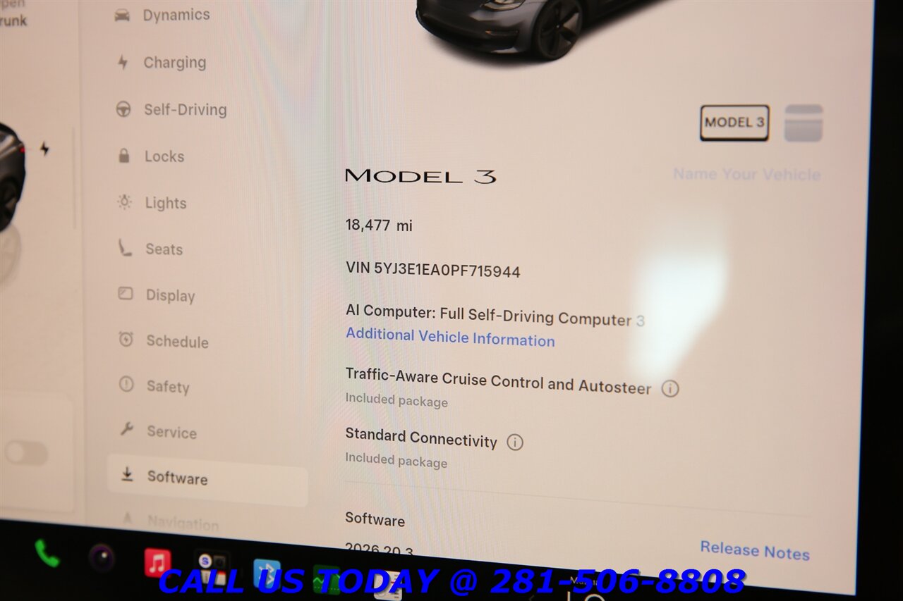 2023 Tesla Model 3 2023 FSD3 AUTOPILOT PANOROOF HEATSEAT WOOD 18K MLS - Photo 15 - Houston, TX 77031
