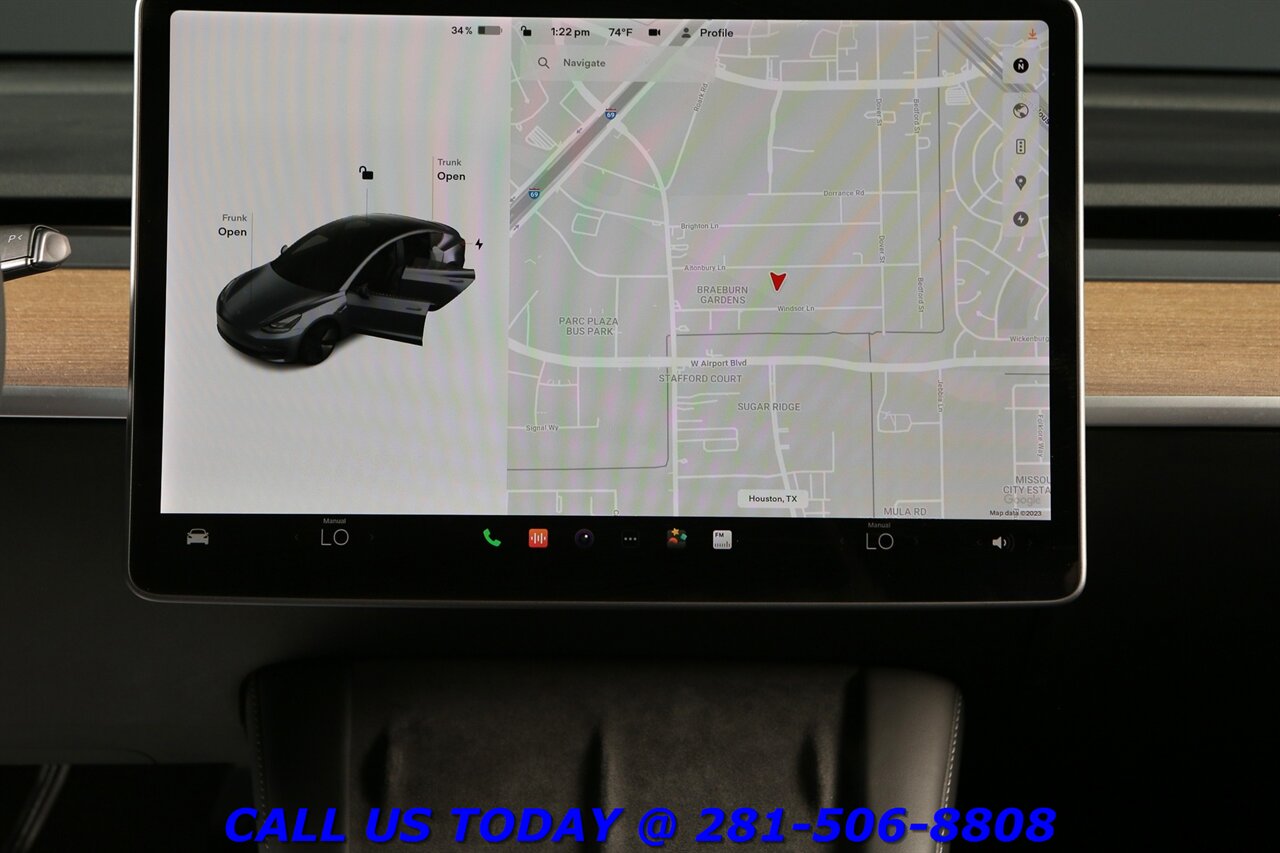 2023 Tesla Model 3 2023 FSD3 AUTOPILOT PANOROOF HEATSEAT WOOD 18K MLS - Photo 25 - Houston, TX 77031