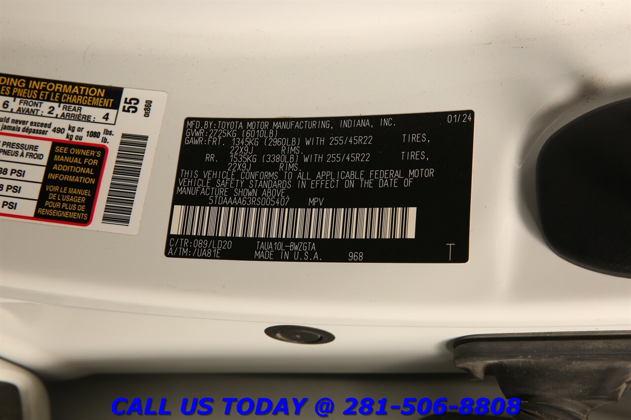 2024 Lexus TX 350 LUXURY NAV PANO AdaptCruise TECH MARK LEV 7-PASS - Photo 35 - Houston, TX 77031