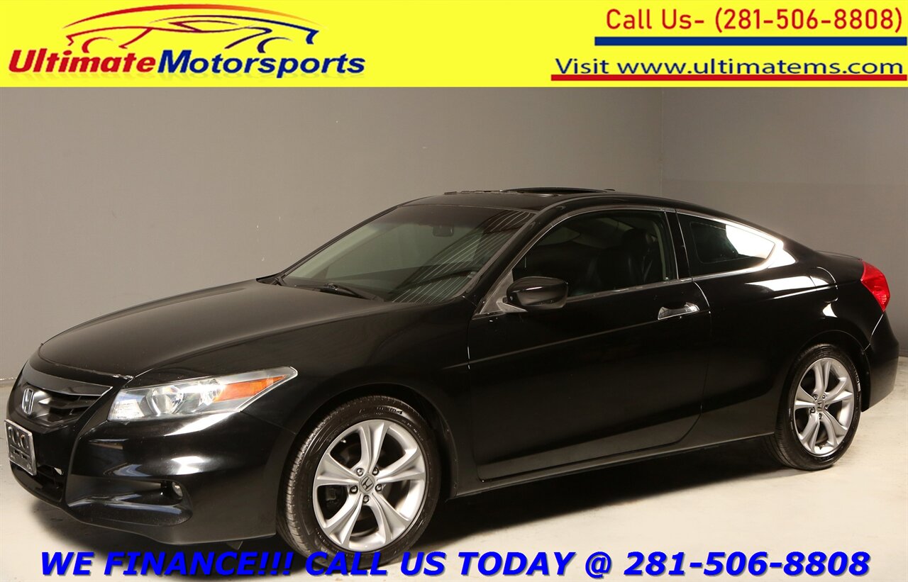 2012 Honda HONDA ACCORD EX-L MANUAL 6-SPEED V6 NAVIGATION SUN LEATHER RARE - Photo 1 - Houston, TX 77031