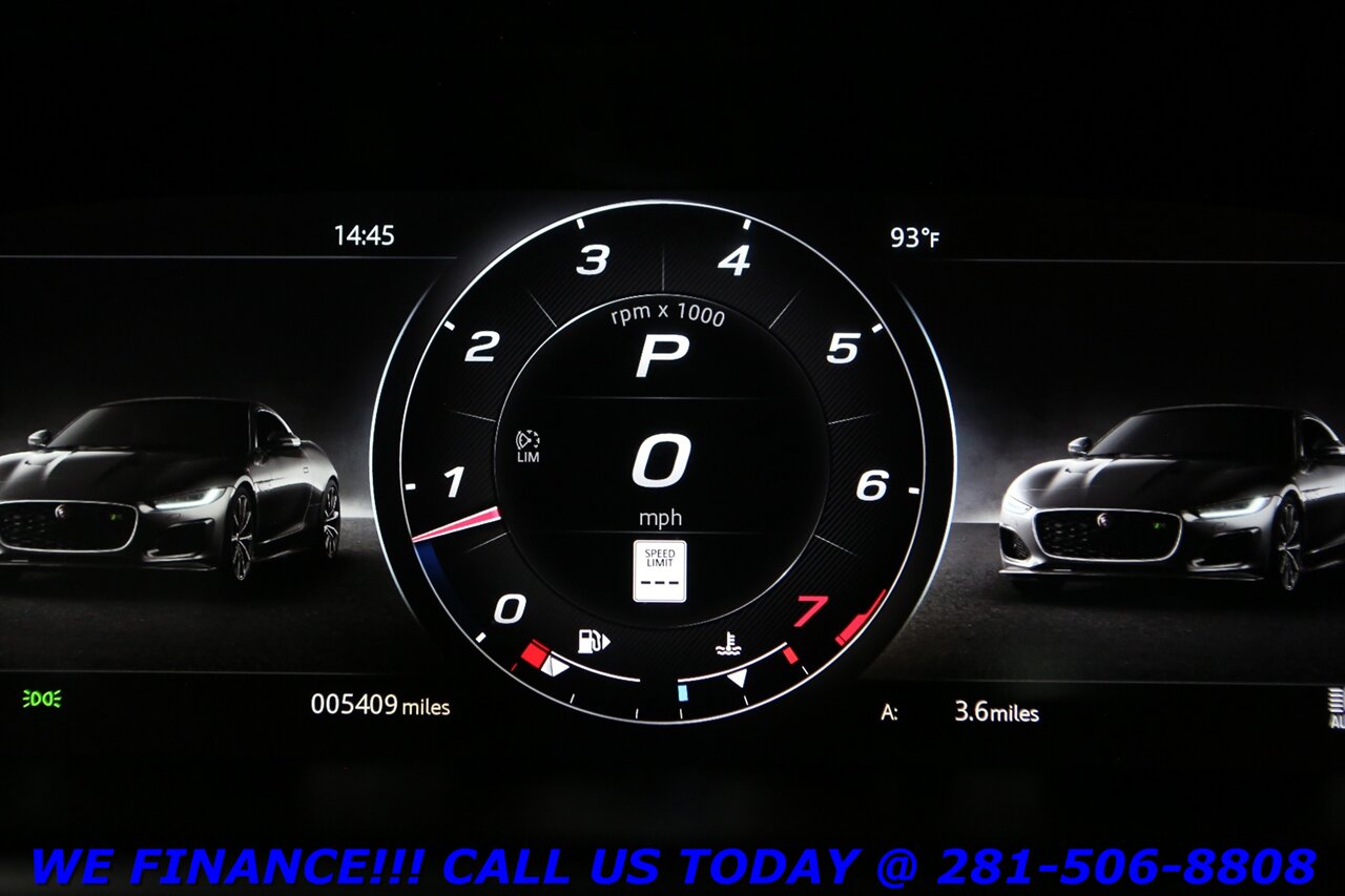 2021 Jaguar F-Type 2021 P300 NAV PANO BLIS MERIDIAN LUX PKG 5K MLS   - Photo 15 - Houston, TX 77031