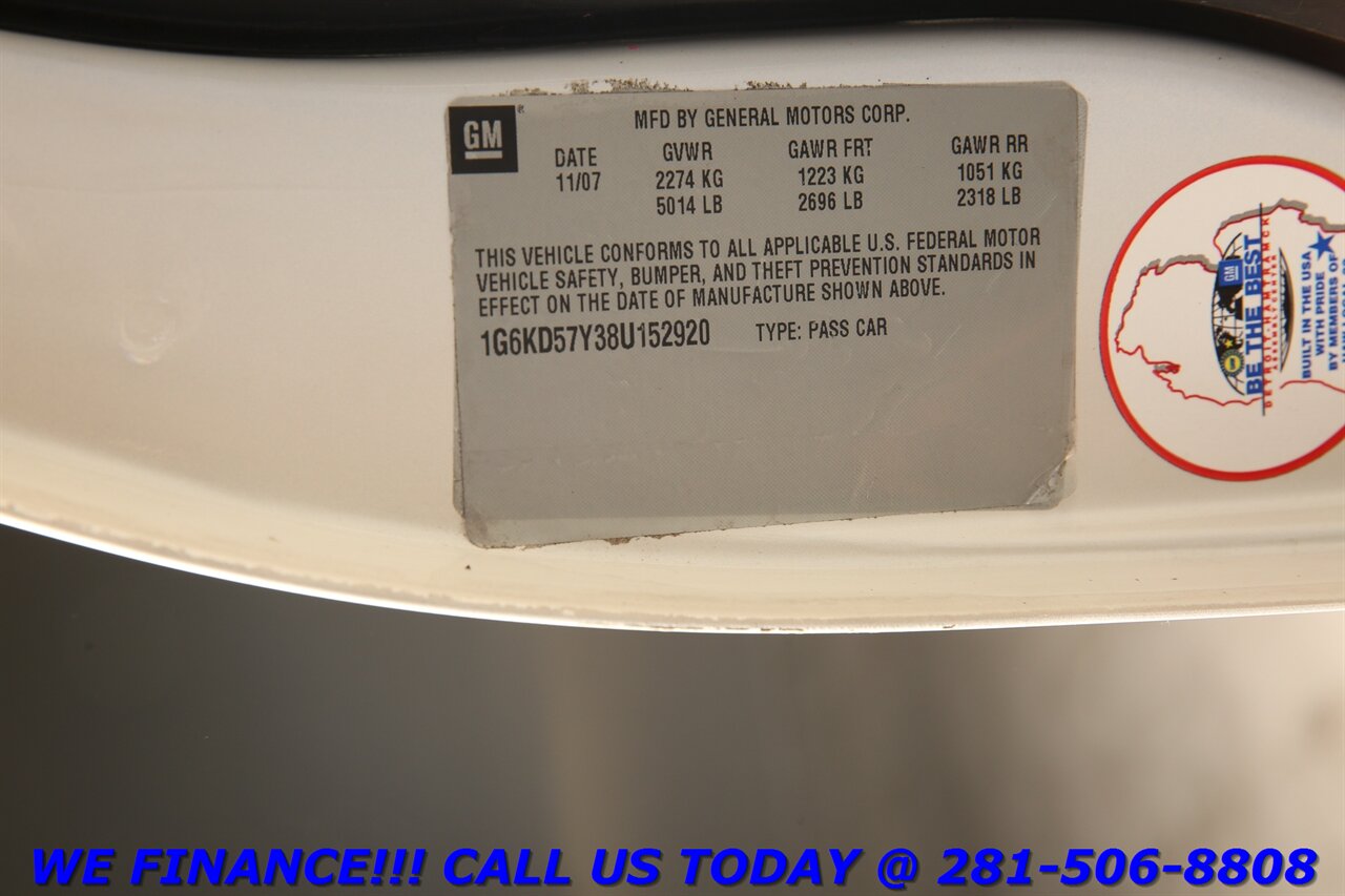 2008 Cadillac DTS 2008 LEATHER HEAT/COOL SEAT WOOD 17 "ALLOYS   - Photo 25 - Houston, TX 77031