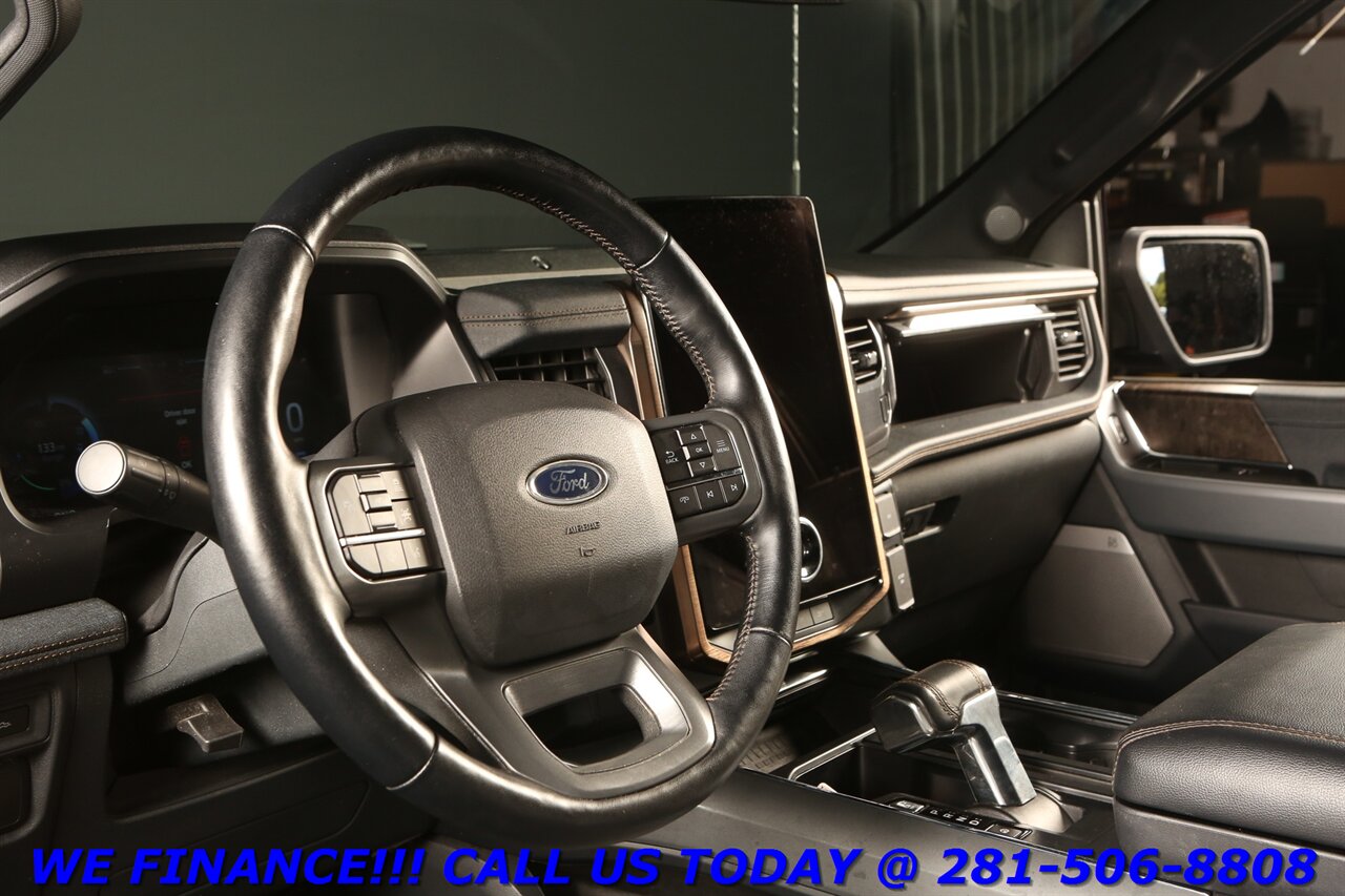 2022 Ford F-150 2022 LIGHTNING EV LARIAT CREW 4x4 LEATHER TRAILER   - Photo 10 - Houston, TX 77031