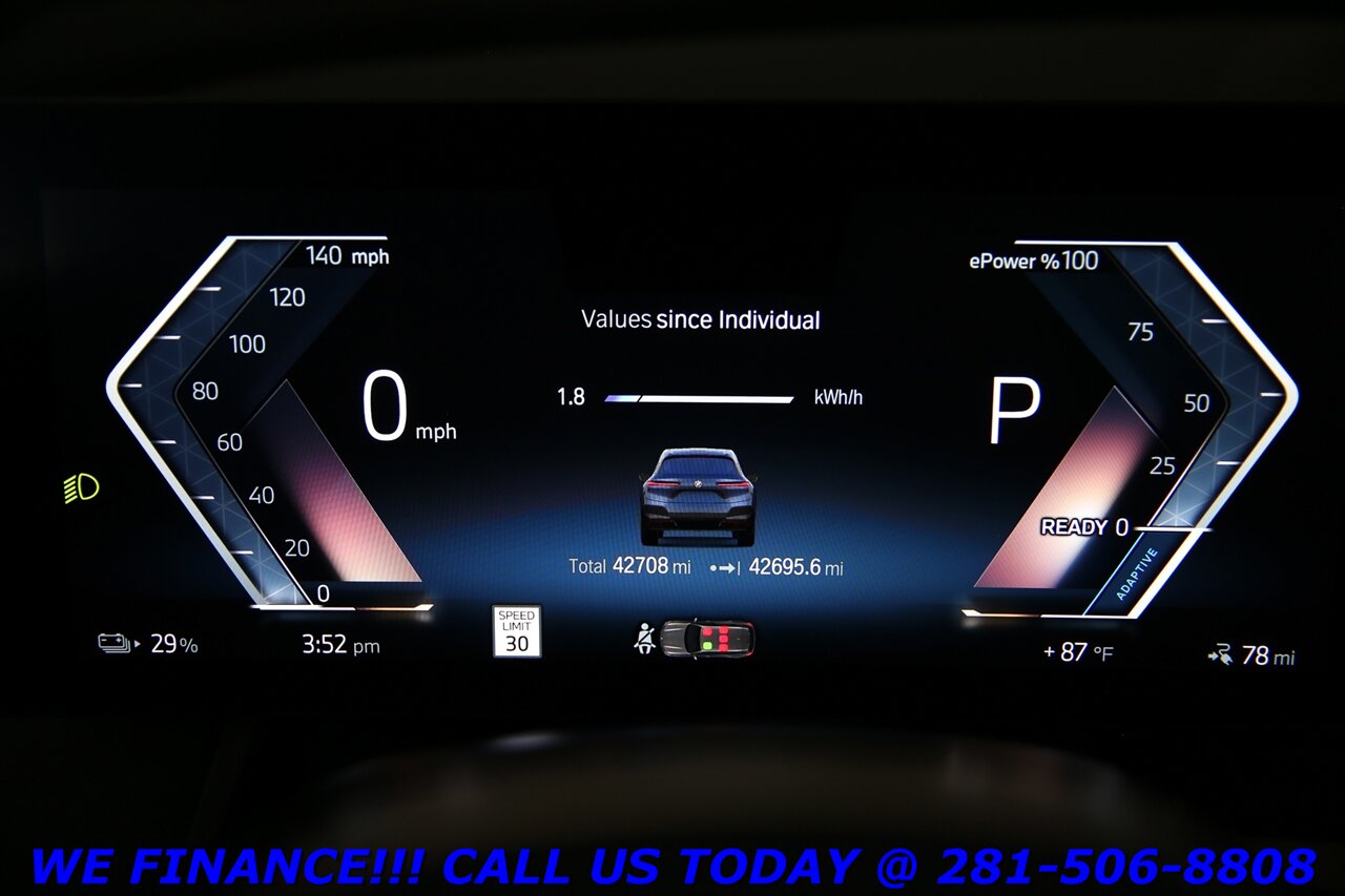 2023 BMW iX 2023 xDrive50 AWD ULT2 PKG HUD PANO ACT CRUISE 42K   - Photo 16 - Houston, TX 77031