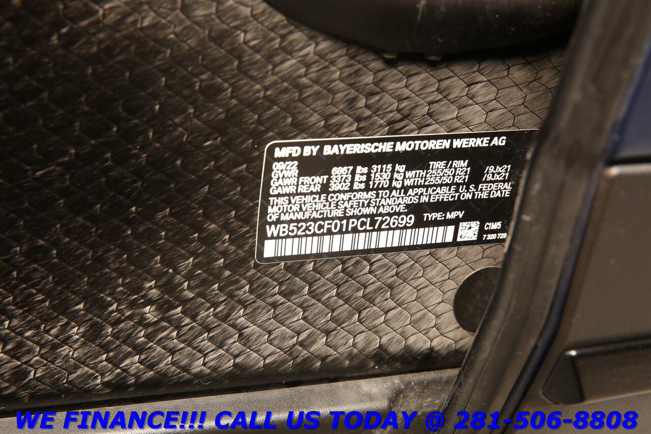 2023 BMW iX 2023 xDrive50 AWD ULT2 PKG HUD PANO ACT CRUISE 42K   - Photo 32 - Houston, TX 77031