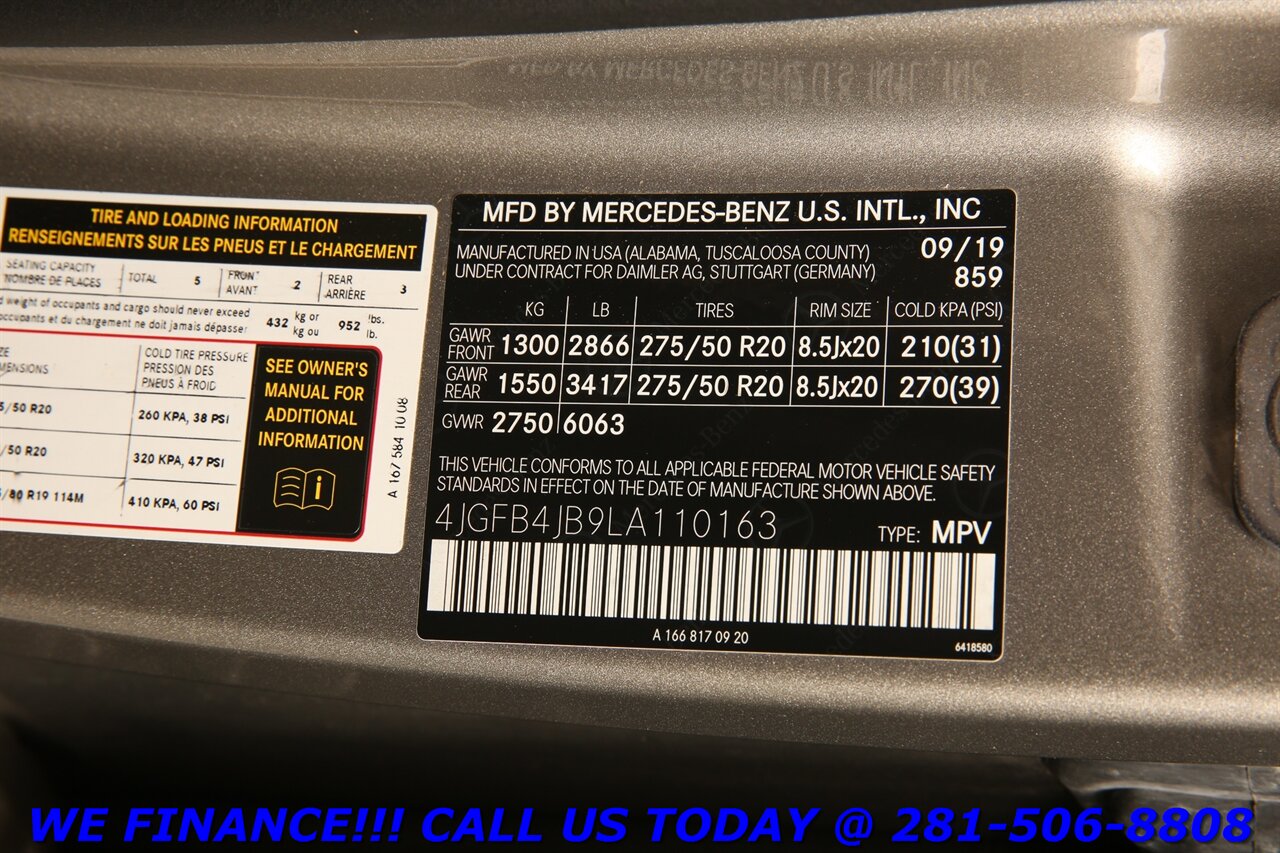 2020 Mercedes-Benz 2020 GLE 350 NAV BURMESTER COOL-SEAT 360CAM 66K Mi   - Photo 29 - Houston, TX 77031