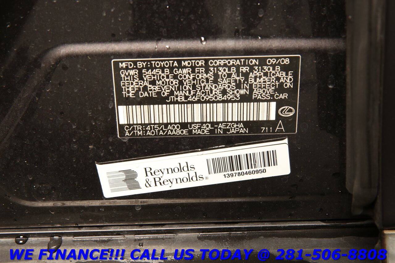 2009 Lexus LS 2009 LS 460 NAV SUN HEAT/COOL SEAT M. LEV CAMERA   - Photo 30 - Houston, TX 77031