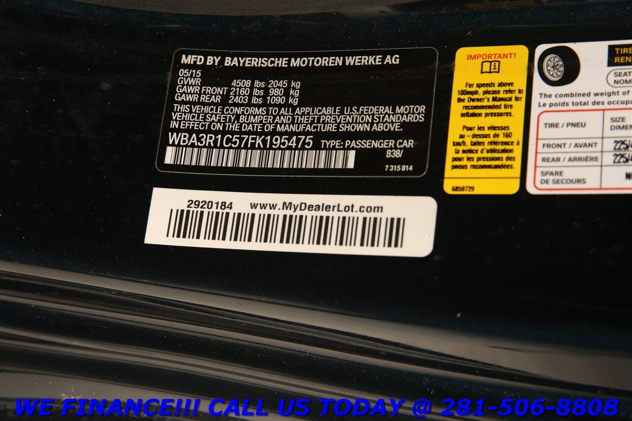 2015 BMW 2015 435i SPORT SUN HEATSEAT HARMAN KEYGO43K ML - Photo 25 - Houston, TX 77031