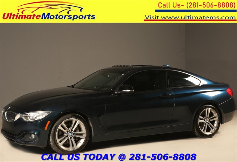Midnight Blue Metallic 2015 BMW 4 Series Coupe Rear-Wheel Drive 6-Speed Automatic