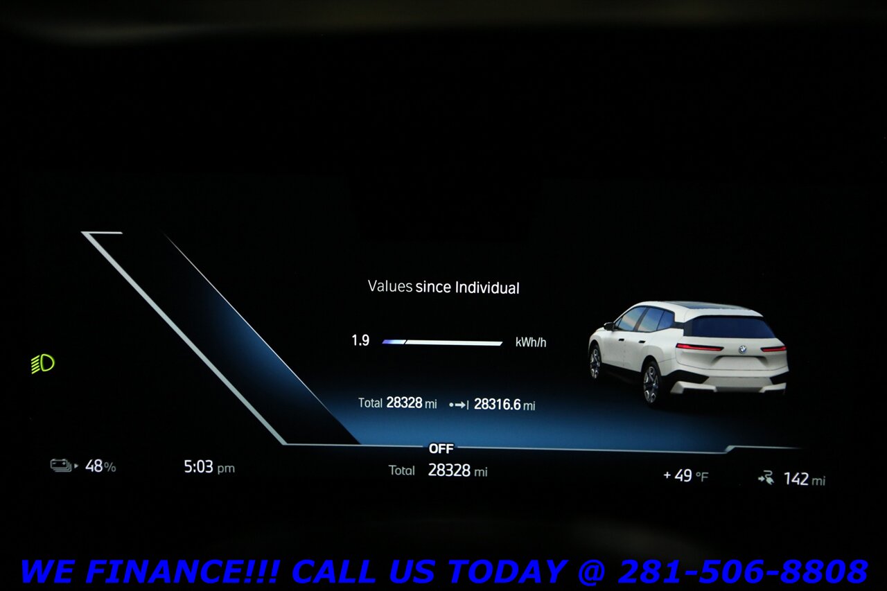 2023 BMW iX 2023 xDrive50 AWD PREM SPORT PKG NAV HUD 28K MLS - Photo 17 - Houston, TX 77031