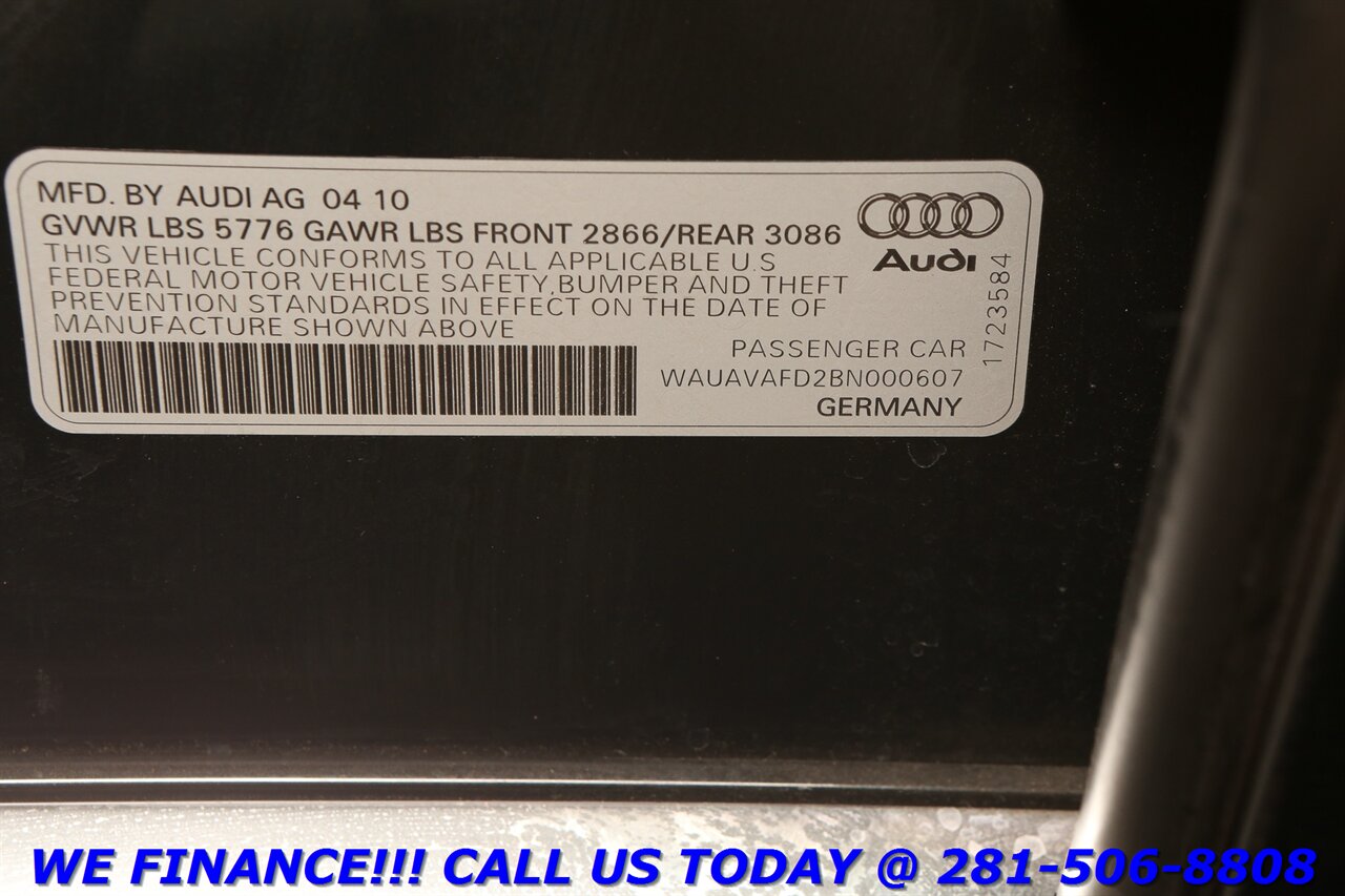 2011 Audi A8 2011 Quattro AWD NIGHTVISION NAV SUN 87K MLS - Photo 32 - Houston, TX 77031