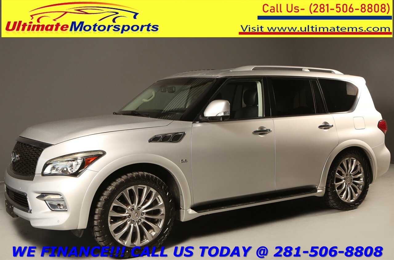 2016 INFINITI QX80 2016 NAV DVD SUN INTEL CRUISE BLIND 8PASS CAMERA - Photo 1 - Houston, TX 77031