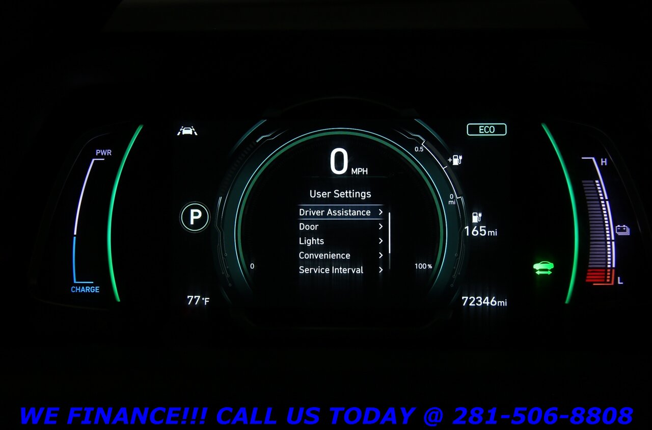 2020 Hyundai IONIQ 2020 SE ELECTRIC 170 RANGE CARPLAY LANE CAM 72K ML   - Photo 14 - Houston, TX 77031