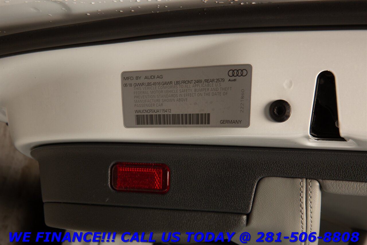 2018 Audi A5 2018 2.0T Quattro Prestige AWD NAV HUD SUN 60K MLS   - Photo 31 - Houston, TX 77031