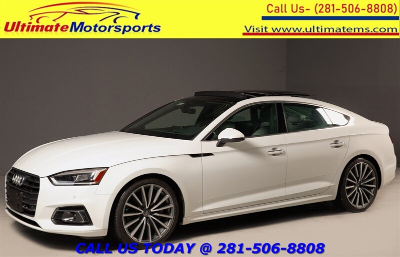 Glacier White Metallic 2018 Audi A5 Sportback Sedan All-Wheel Drive 7-Speed Automatic