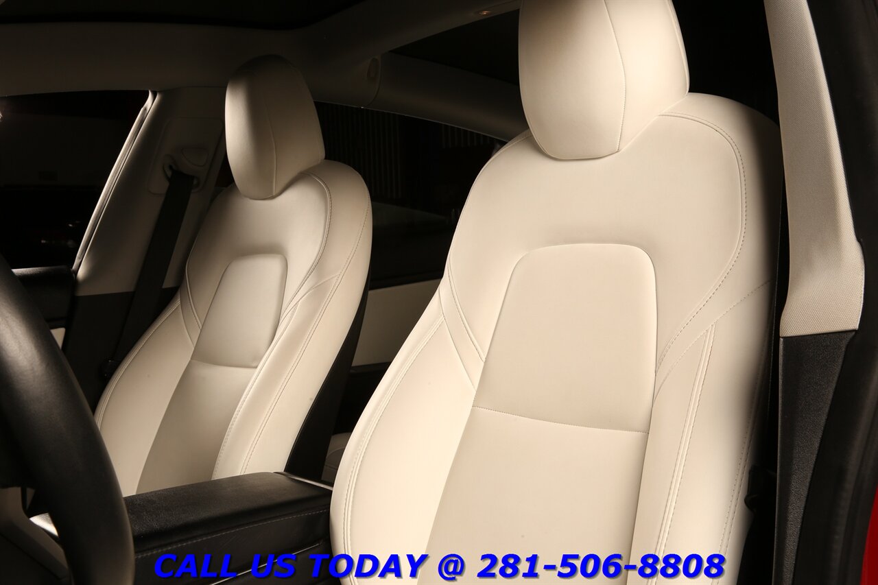 2020 Tesla Model 3 2020 FSD Ai AUTOPILOT NAV RED ON WHITE HEATED SEAT - Photo 12 - Houston, TX 77031