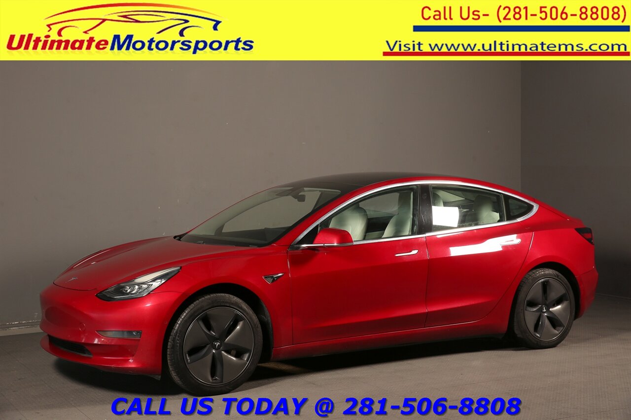 2020 Tesla Model 3 2020 FSD Ai AUTOPILOT NAV RED ON WHITE HEATED SEAT   - Photo 1 - Houston, TX 77031