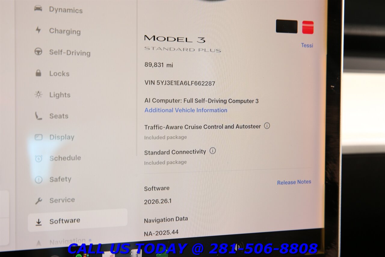 2020 Tesla Model 3 2020 FSD Ai AUTOPILOT NAV RED ON WHITE HEATED SEAT - Photo 15 - Houston, TX 77031