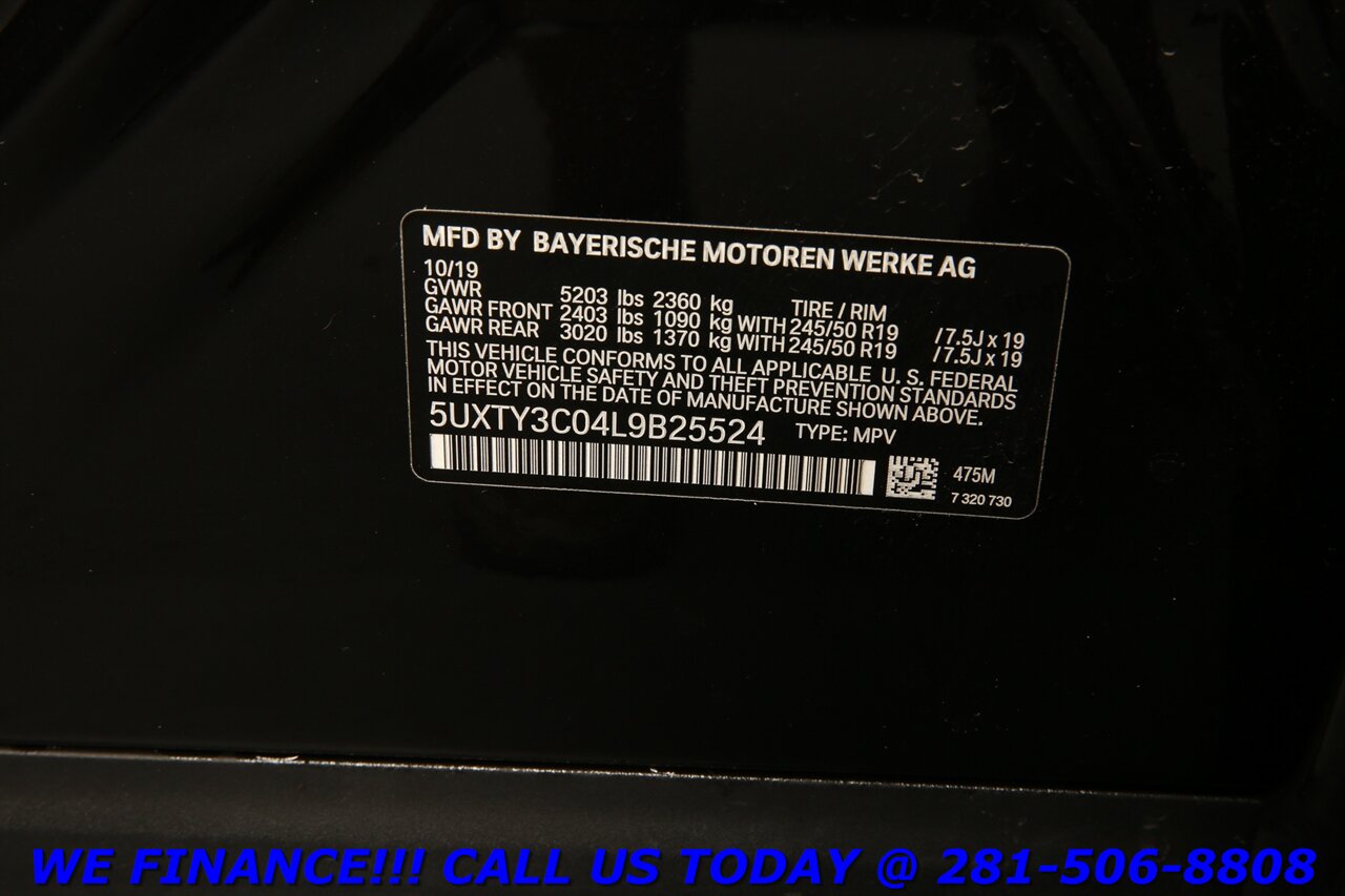 2020 BMW X3 2020 sDrive30i NAV PANO BLIS HEATSEAT 360CAMERA   - Photo 30 - Houston, TX 77031