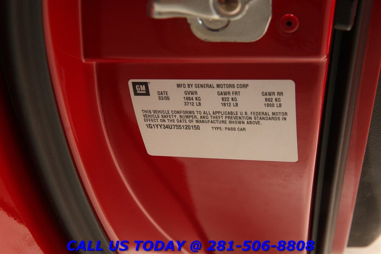 2005 Chevrolet Corvette 2005 CONVERTIBLE CARPLAY HUD HEATSEAT BOSE 62K MLS - Photo 28 - Houston, TX 77031