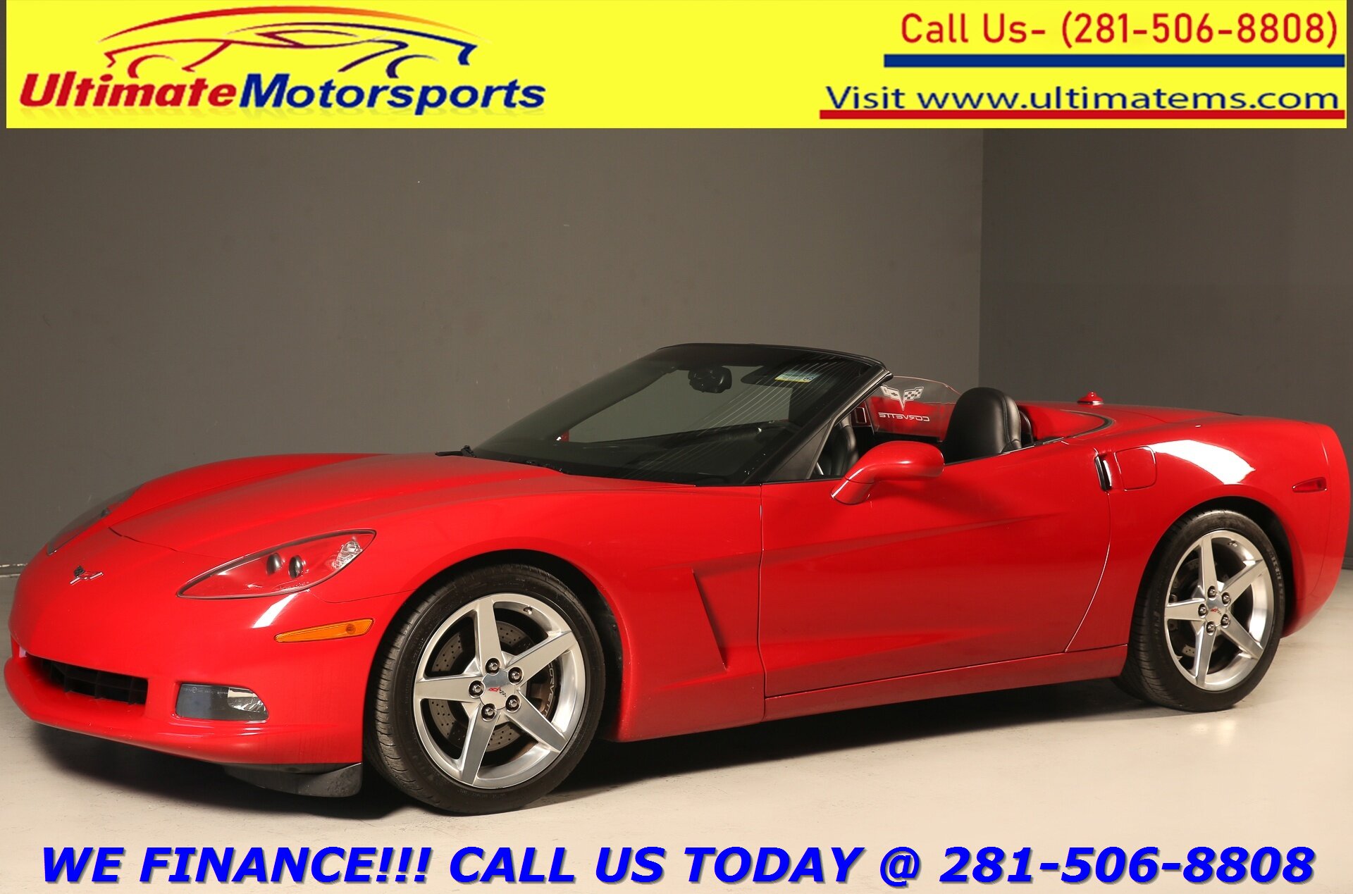 2005 Chevrolet Corvette 2005 CONVERTIBLE CARPLAY HUD HEATSEAT BOSE 62K MLS   - Photo 1 - Houston, TX 77031