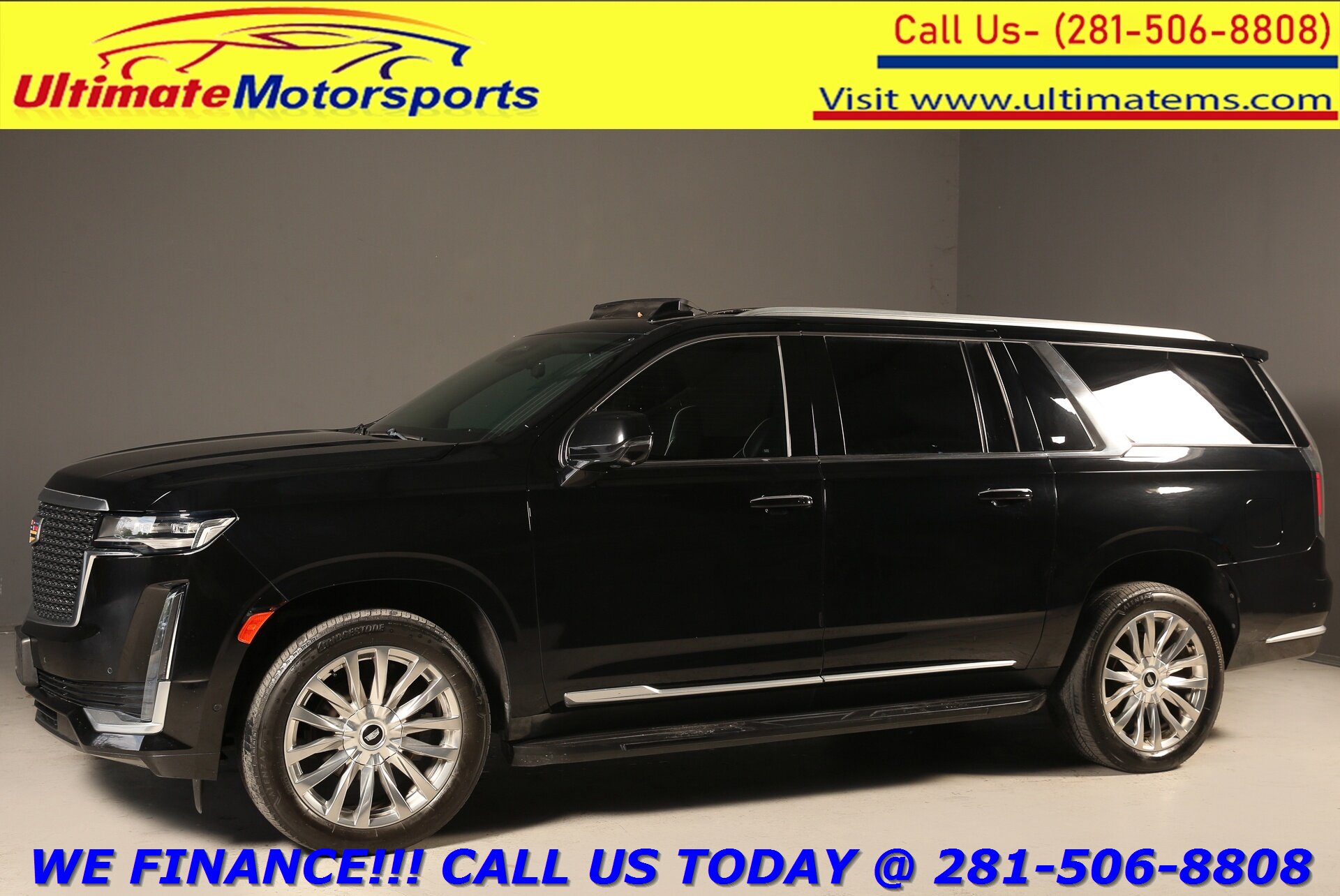2021 Cadillac Escalade 2021 ESV Premium Luxury PERF TOW PKG NAV HUD PANO   - Photo 1 - Houston, TX 77031