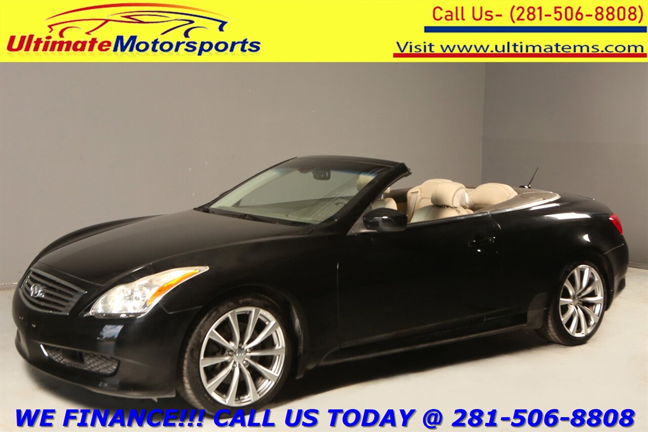 2010 INFINITI G37 2010 CONVERTIBLE PREM TECH PKG NAV COOLSEAT BOSE - Photo 1 - Houston, TX 77031