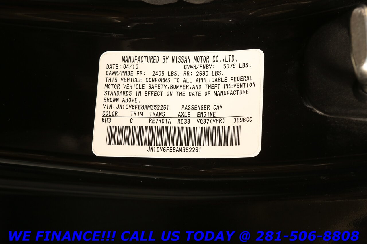 2010 INFINITI G37 2010 CONVERTIBLE PREM TECH PKG NAV COOLSEAT BOSE - Photo 29 - Houston, TX 77031