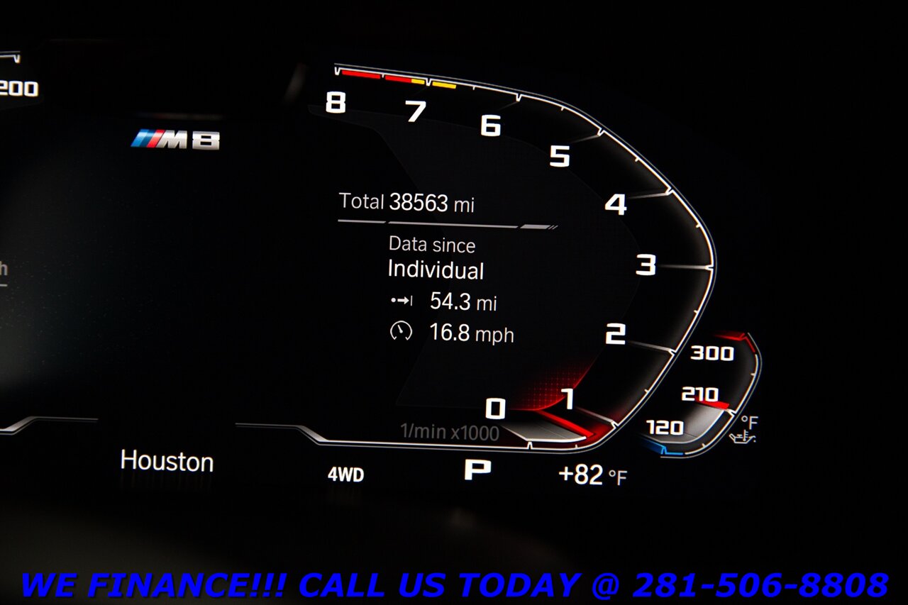 2022 BMW M8 2022 Competition AWD COUPE NAV HUD CARBON 38K MLS   - Photo 25 - Houston, TX 77031