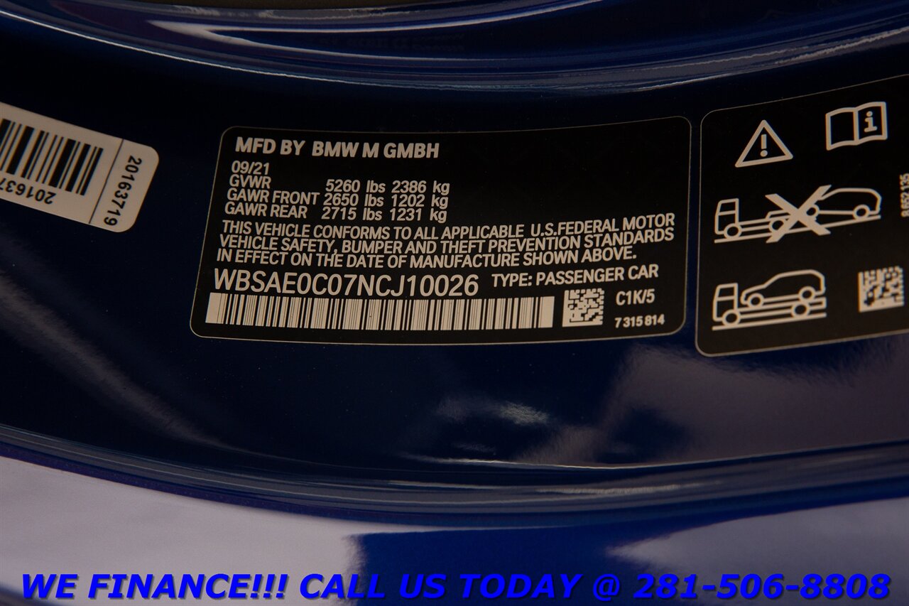 2022 BMW M8 2022 Competition AWD COUPE NAV HUD CARBON 38K MLS   - Photo 40 - Houston, TX 77031