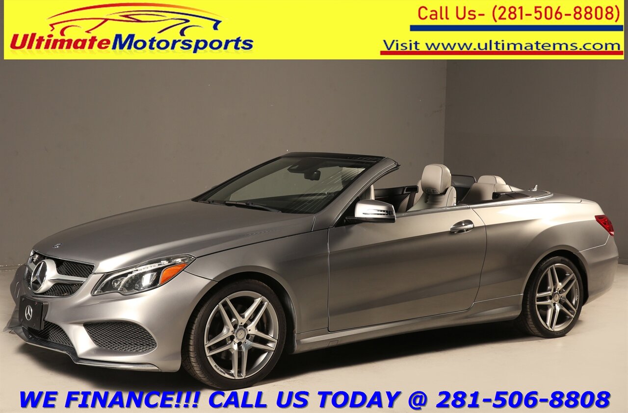 2016 Mercedes-Benz 2016 E 400 CONVERTIBLE P2 NAV SPORT2 PKG HARMAN   - Photo 1 - Houston, TX 77031