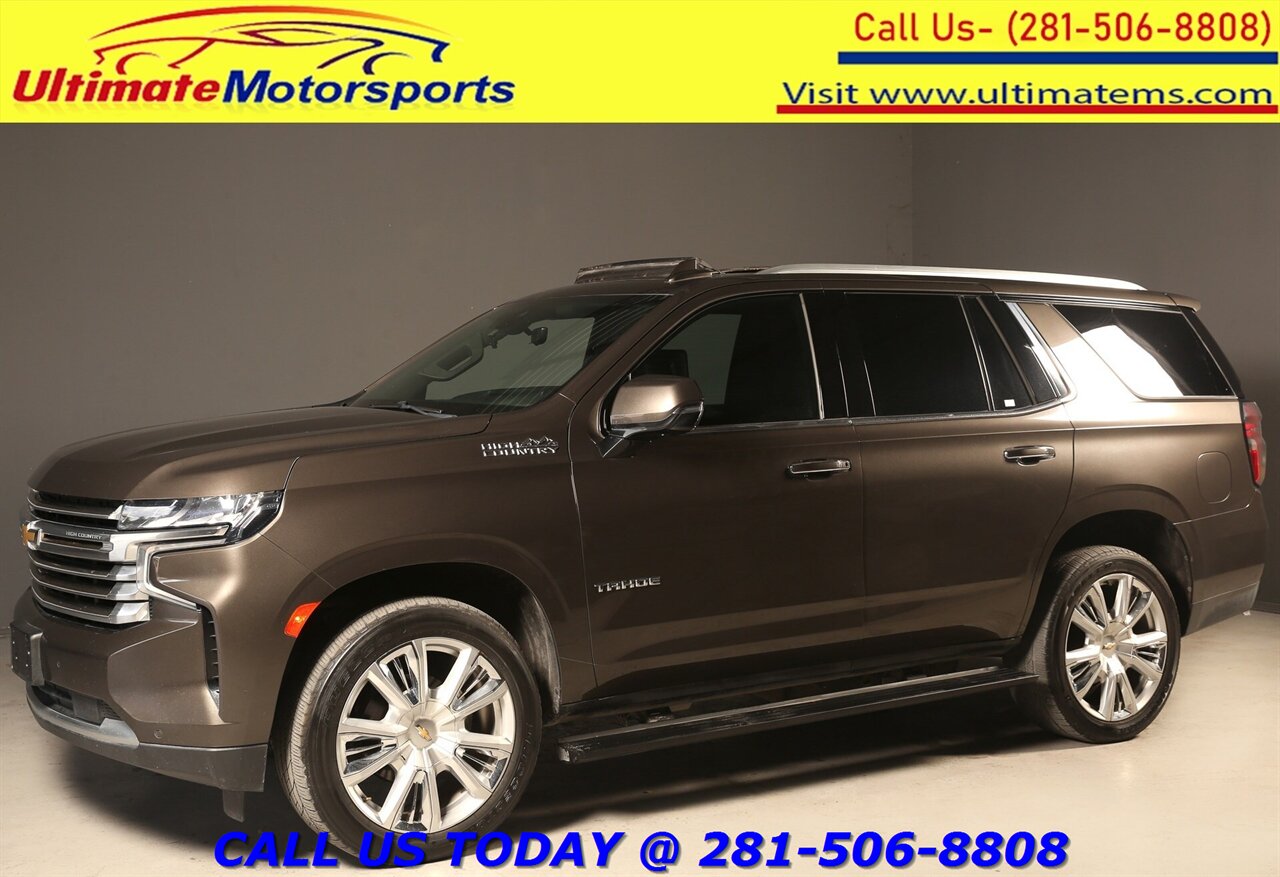 2021 Chevrolet Tahoe 2021 High Country 4x4 NAV PANO ADAPT CAPTAIN CAM   - Photo 1 - Houston, TX 77031