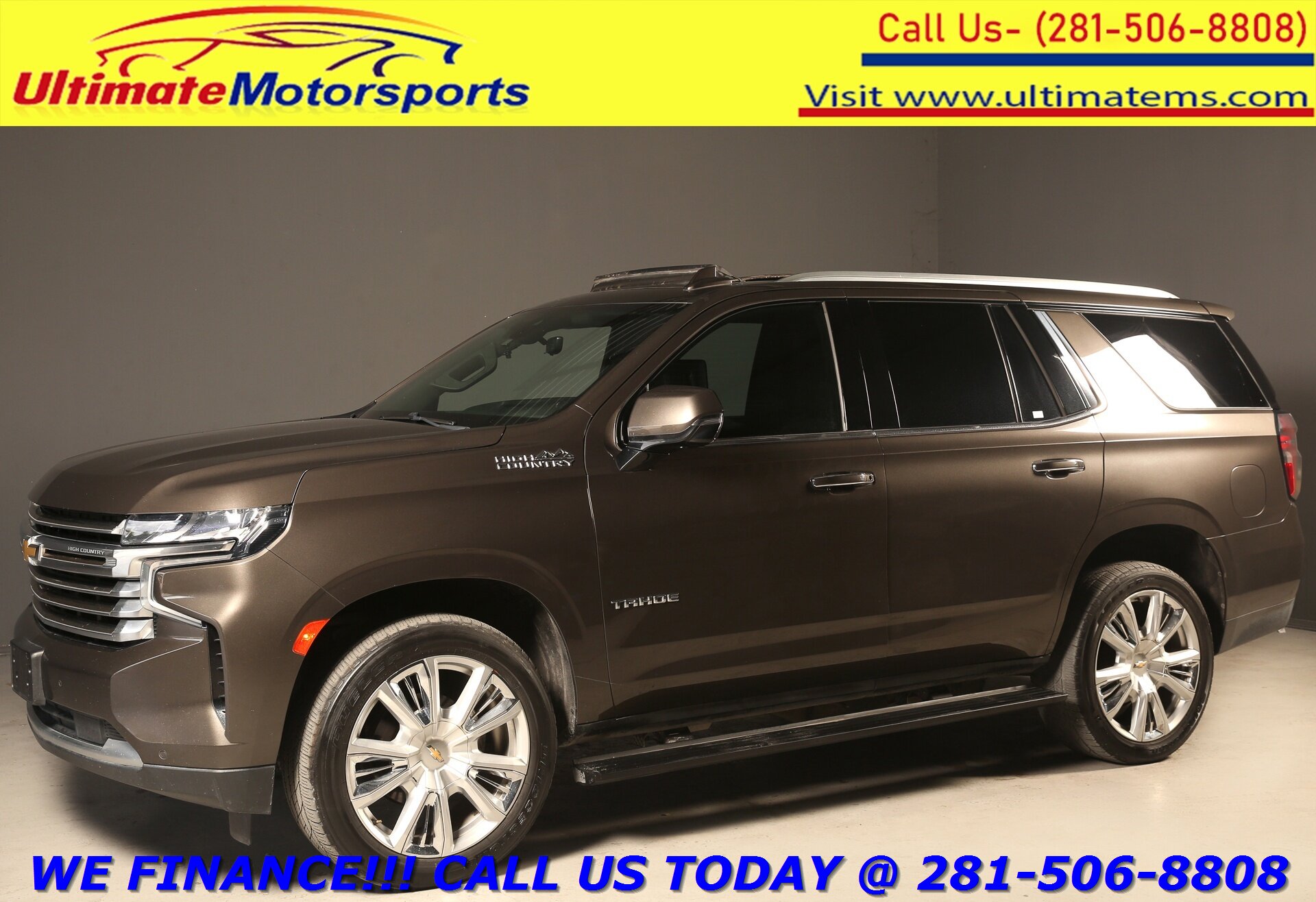 2021 Chevrolet Tahoe 2021 High Country 4x4 NAV PANO ADAPT CAPTAIN CAM   - Photo 1 - Houston, TX 77031