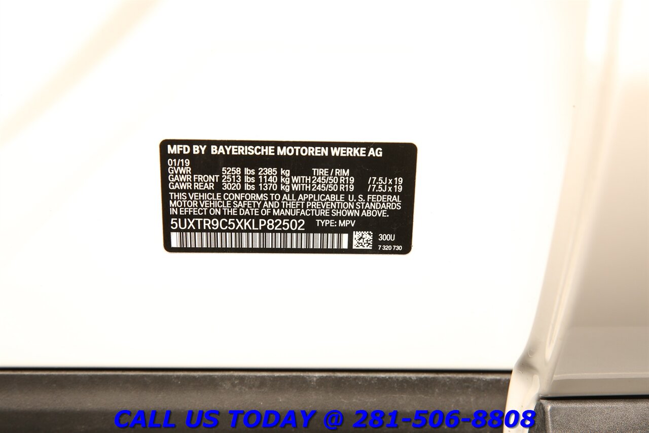 2019 BMW X3 2019 xDrive30i NAV PANO BLIND HEATSEAT CAMERA - Photo 31 - Houston, TX 77031