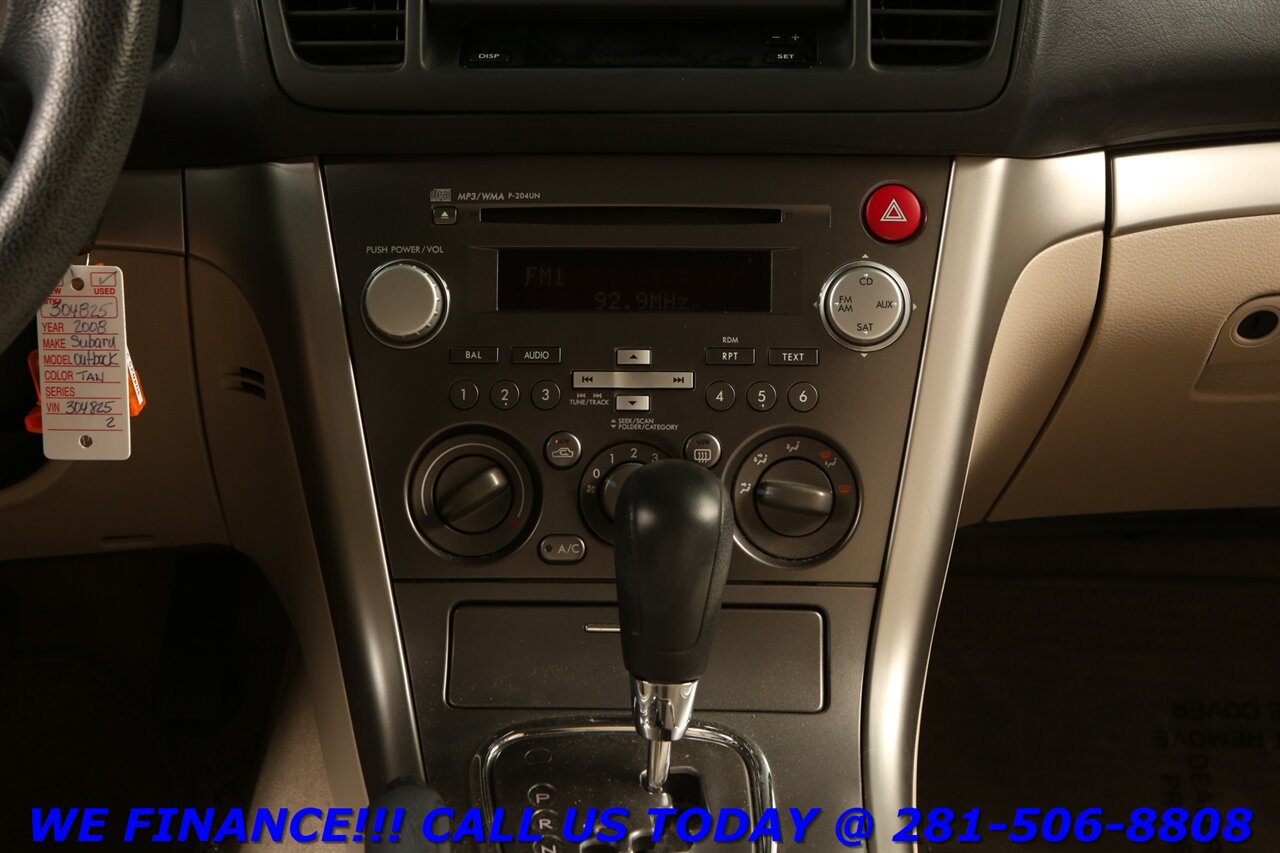 2008 Subaru Outback 2008 AWD WAGON ROOF RAILS CRUISE XENONS 67K MLS   - Photo 16 - Houston, TX 77031