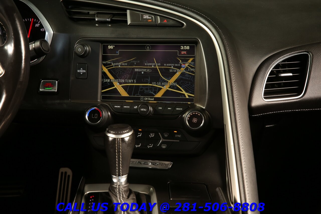 2017 Chevrolet Corvette 2017 Stingray PAINTED TARGA NAV BOSE MAGNET 53K Mi - Photo 16 - Houston, TX 77031