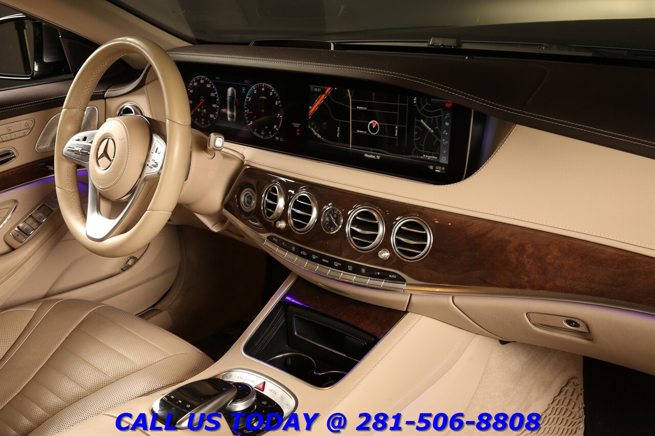 2018 Mercedes-Benz 2018 S560 P1 NAV HUD PANO ADAPT BLIND 44K MLS - Photo 19 - Houston, TX 77031