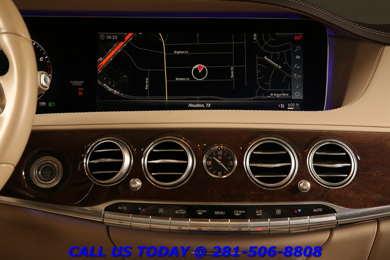 2018 Mercedes-Benz 2018 S560 P1 NAV HUD PANO ADAPT BLIND 44K MLS - Photo 17 - Houston, TX 77031