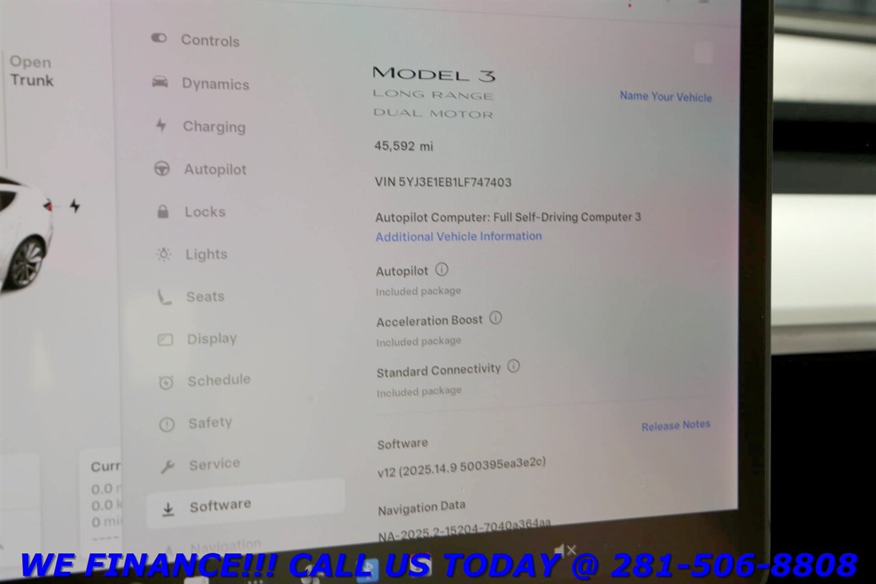 2020 Tesla Model 3 2020 Long Range AWD FSD3 AUTOPILOT $4K IRS REBATE - Photo 15 - Houston, TX 77031