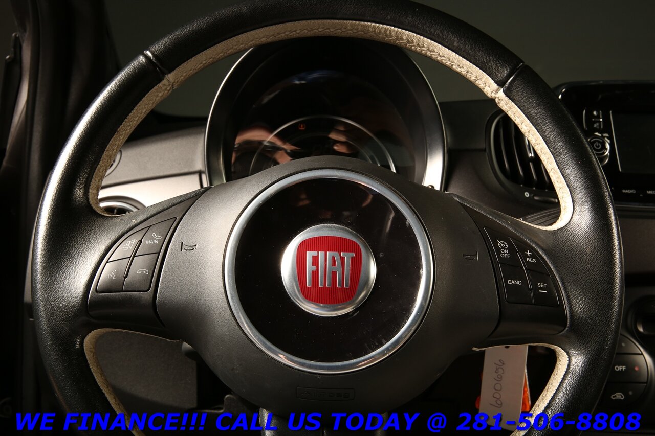 2017 FIAT 500 2017 LEATHER HEATSEAT BLUETOOTH XENONS 38K MLS   - Photo 12 - Houston, TX 77031