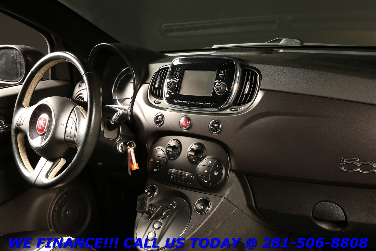 2017 FIAT 500 2017 LEATHER HEATSEAT BLUETOOTH XENONS 38K MLS   - Photo 14 - Houston, TX 77031