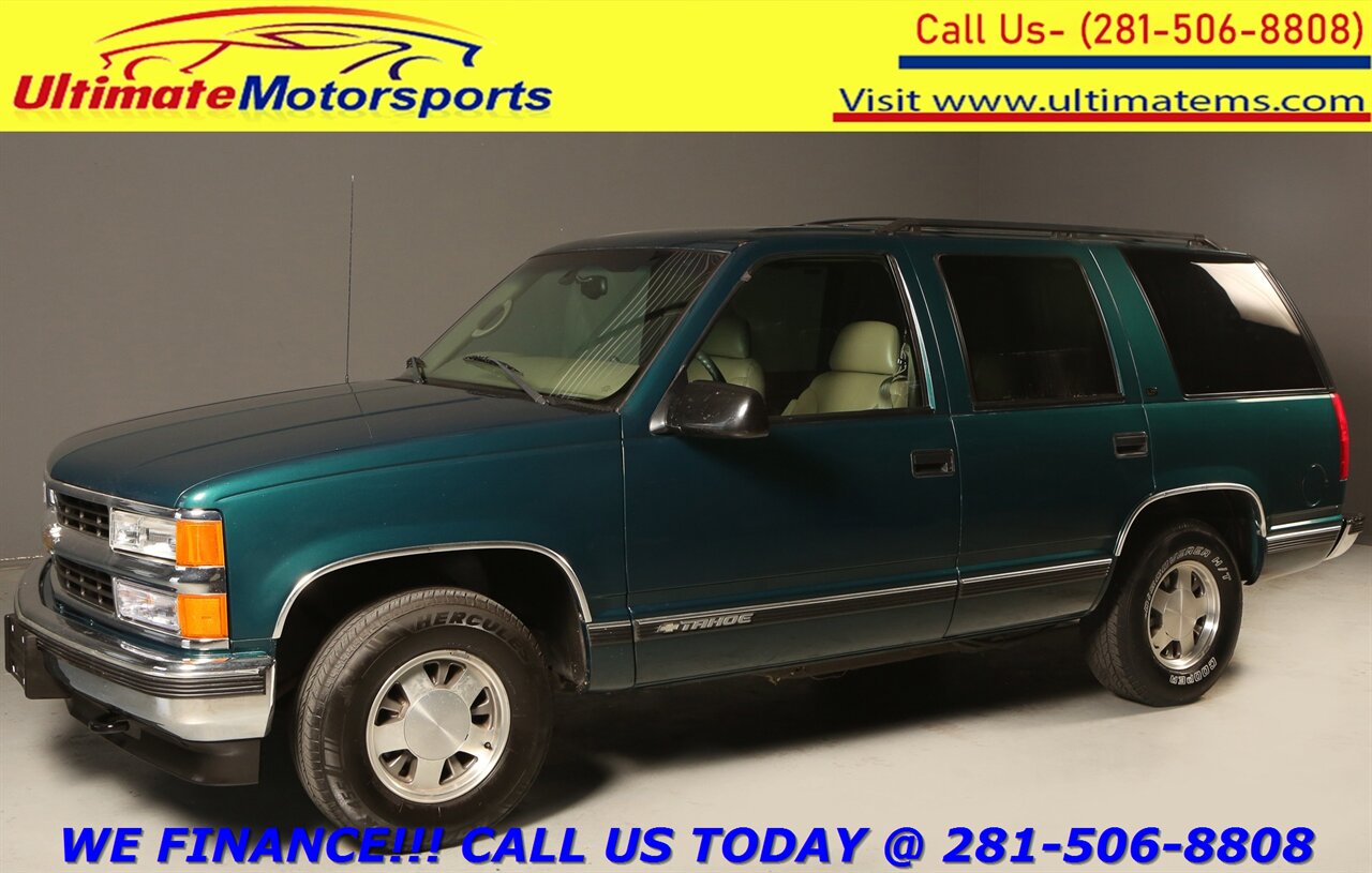 1999 Chevrolet CHEVROLET TAHOE LS 64K SUPER LOW MILES RARE 5.7L V8 - Photo 1 - Houston, TX 77031