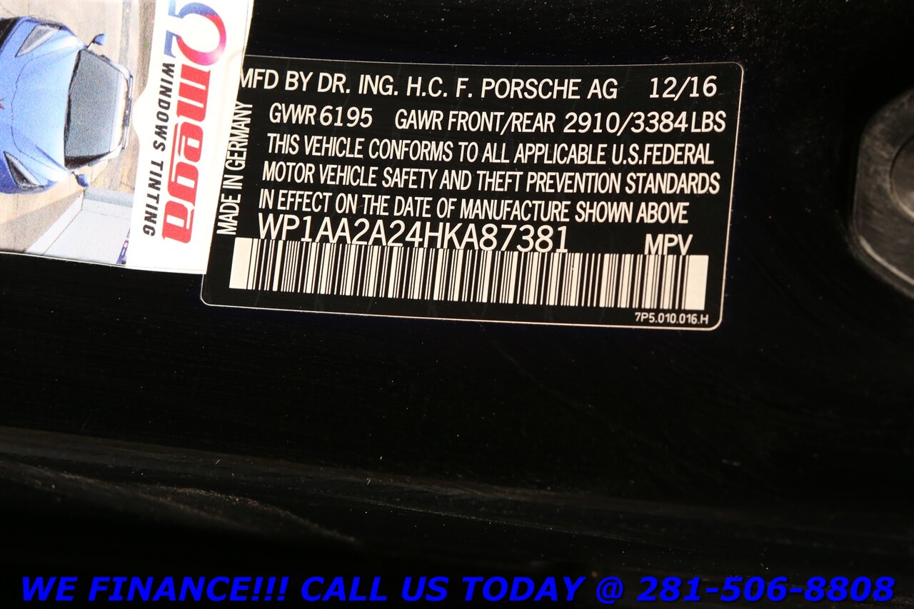 2017 Porsche Cayenne 2017 Platinum AWD NAV PANO BOSE CAMERA - Photo 28 - Houston, TX 77031