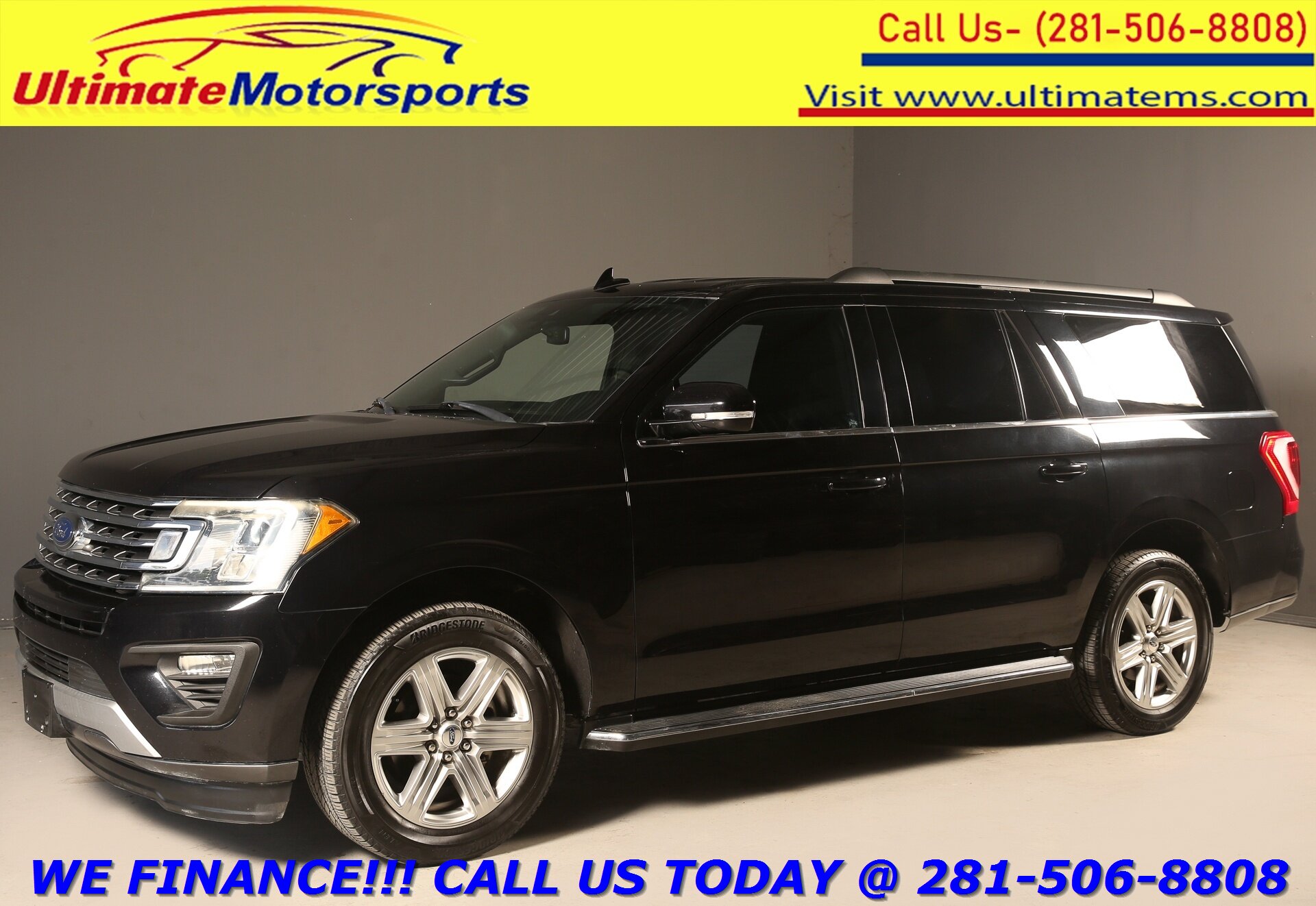 2019 Ford Expedition 2019 MAX XLT LEATHER NAV ADAPTCRUISE 3ROW BLIS CAM   - Photo 1 - Houston, TX 77031