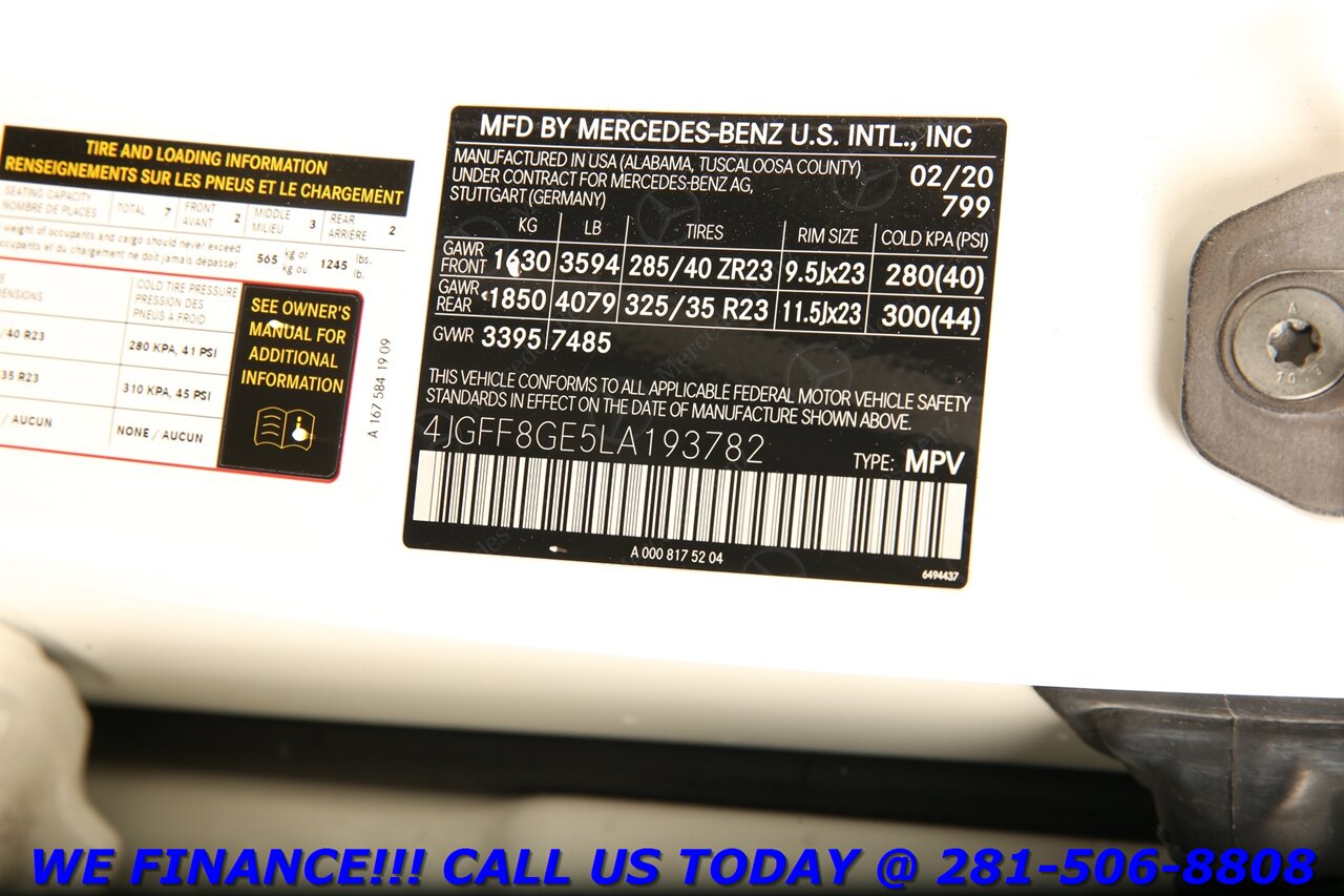 2020 Mercedes-Benz 2020 GLS 580 4MATIC AWD NAV HUD PANO 57K MLS $125k   - Photo 34 - Houston, TX 77031