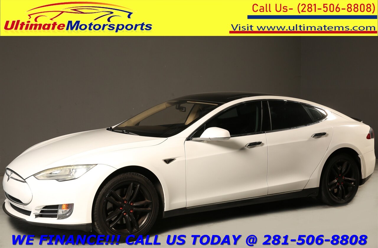 2013 Tesla Model S 2013 NAV PANO WOOD CAMERA KEYLESS   - Photo 1 - Houston, TX 77031